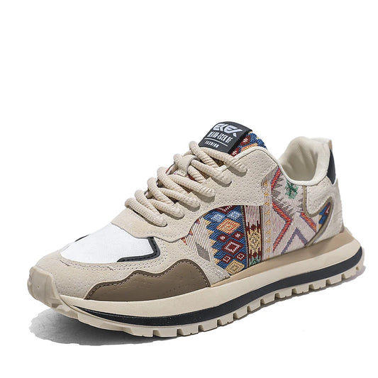 Men Sneakers Crew Beige  side